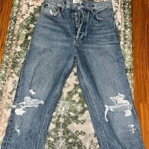 Agolde Light Blue Denim Jeans
